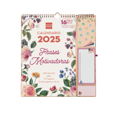 Calendario de Pared Plus 16 Meses 2024 2025